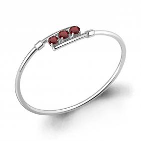 Серебряный браслет AQUAMARINE А7456103 с гранатом А7456103 фото