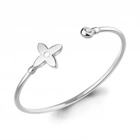 Серебряный браслет AQUAMARINE А74791А с фианитом А74791А фото