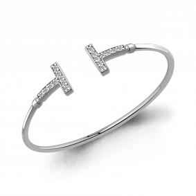 Серебряный браслет AQUAMARINE А74793А с фианитом А74793А фото