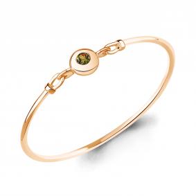 Браслет из золочёного серебра AQUAMARINE А7484619-п с султанитом А7484619-п фото