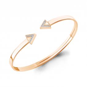 Браслет из золочёного серебра AQUAMARINE А74853А-п с фианитом А74853А-п фото