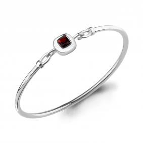 Серебряный браслет AQUAMARINE А7486203 с гранатом А7486203 фото