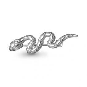 Серебряная брошь AQUAMARINE А77460А с фианитом А77460А фото
