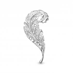 Серебряная брошь AQUAMARINE А77503 А77503 фото
