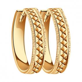 Золотые серьги Красносельский ювелир АС478-1878 АС478-1878 фото