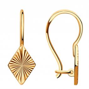 Золотые серьги Красносельский ювелир АС777-3313 АС777-3313 фото