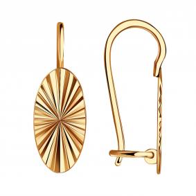 Золотые серьги Красносельский ювелир АС821-3344 АС821-3344 фото