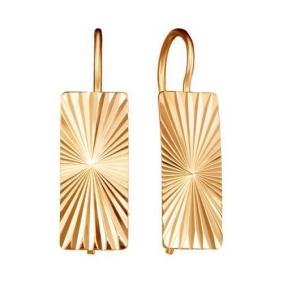 Золотые серьги Красносельский ювелир АС822-3483 АС822-3483 фото