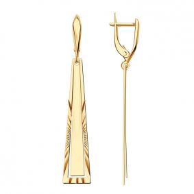 Золотые серьги Красносельский ювелир АС832-3553 АС832-3553 фото