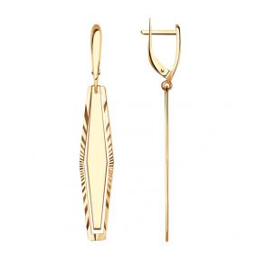 Золотые серьги Красносельский ювелир АС833-3554 АС833-3554 фото