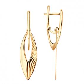 Золотые серьги Красносельский ювелир АС874-3682 АС874-3682 фото