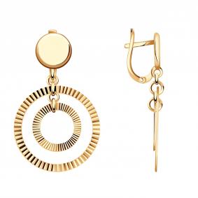 Золотые серьги Красносельский ювелир АС884-3715 АС884-3715 фото