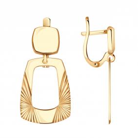 Золотые серьги Красносельский ювелир АС901-3741 АС901-3741 фото