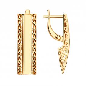 Золотые серьги Красносельский ювелир АСд1003-3911 АСд1003-3911 фото