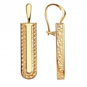 Золотые серьги Красносельский ювелир АСд1004-3912 АСд1004-3912 фото