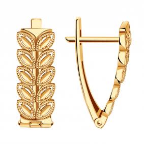 Золотые серьги Красносельский ювелир АСд1006-3914 АСд1006-3914 фото