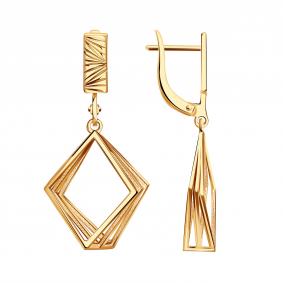 Золотые серьги Красносельский ювелир АСд1010-3962 АСд1010-3962 фото