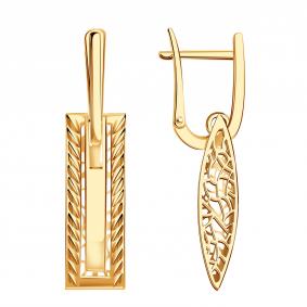 Золотые серьги Красносельский ювелир АСд1011-3980 АСд1011-3980 фото