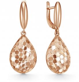 Золотые серьги Красносельский ювелир АСд3952 АСд3952 фото