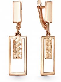 Золотые серьги Красносельский ювелир АСд3954 АСд3954 фото