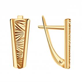 Золотые серьги Красносельский ювелир АСд3956 АСд3956 фото