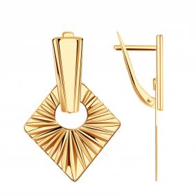 Золотые серьги Красносельский ювелир АСд3963 АСд3963 фото