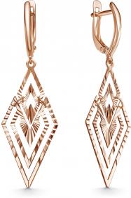 Золотые серьги Красносельский ювелир АСд3964 АСд3964 фото