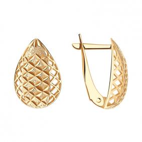 Золотые серьги Красносельский ювелир АСд678-2806 АСд678-2806 фото