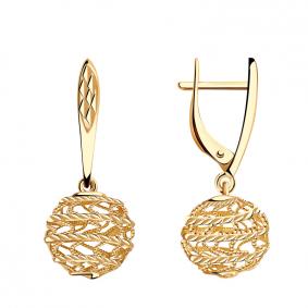 Золотые серьги Красносельский ювелир АСд693-2835 АСд693-2835 фото