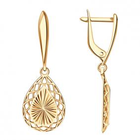 Золотые серьги Красносельский ювелир АСд701-2866 АСд701-2866 фото