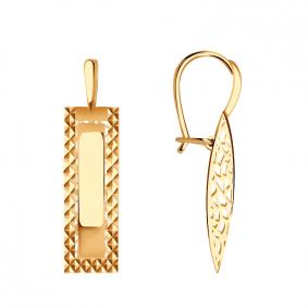 Золотые серьги Красносельский ювелир АСд742-3160 АСд742-3160 фото