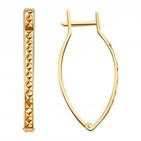 Золотые серьги Красносельский ювелир АСд751-3202 АСд751-3202 фото