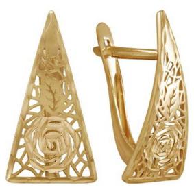 Золотые серьги Красносельский ювелир АСд775-3293 АСд775-3293 фото