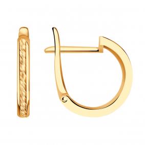 Золотые серьги Красносельский ювелир АСд784-3361 АСд784-3361 фото