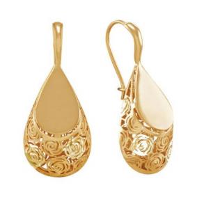 Золотые серьги Красносельский ювелир АСд792-3403 АСд792-3403 фото