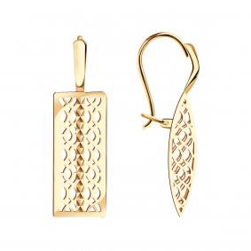 Золотые серьги Красносельский ювелир АСд794-3394 АСд794-3394 фото