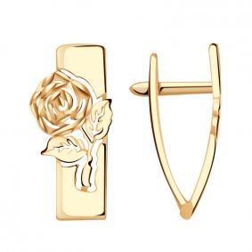 Золотые серьги Красносельский ювелир АСд798-3407 АСд798-3407 фото