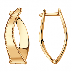 Золотые серьги Красносельский ювелир АСд824-3494 АСд824-3494 фото