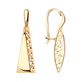 Золотые серьги Красносельский ювелир АСд840-3590 АСд840-3590 фото