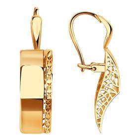 Золотые серьги Красносельский ювелир АСд849-3608 АСд849-3608 фото