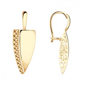 Золотые серьги Красносельский ювелир АСд856-3619 АСд856-3619 фото