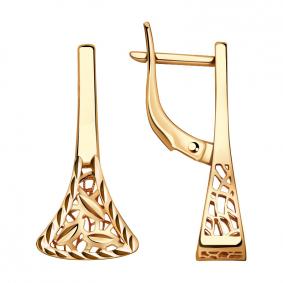Золотые серьги Красносельский ювелир АСд858-3621 АСд858-3621 фото