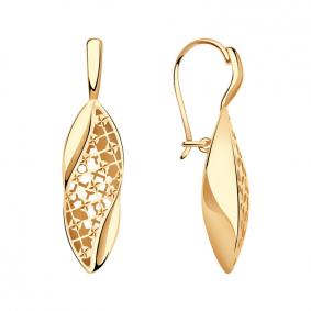 Золотые серьги Красносельский ювелир АСд859-3622 АСд859-3622 фото