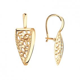 Золотые серьги Красносельский ювелир АСд875-3686 АСд875-3686 фото