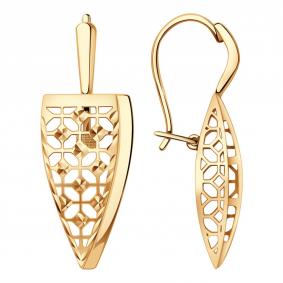 Золотые серьги Красносельский ювелир АСд879-3696 АСд879-3696 фото