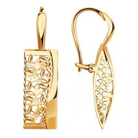 Золотые серьги Красносельский ювелир АСд881-3699 АСд881-3699 фото