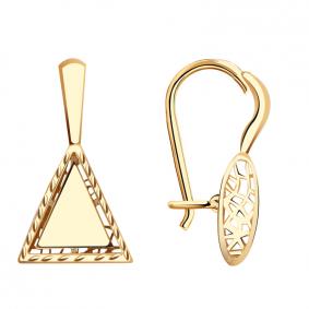 Золотые серьги Красносельский ювелир АСд888-3724 АСд888-3724 фото