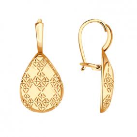 Золотые серьги Красносельский ювелир АСд890-3726 АСд890-3726 фото