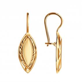 Золотые серьги Красносельский ювелир АСд891-3727 АСд891-3727 фото