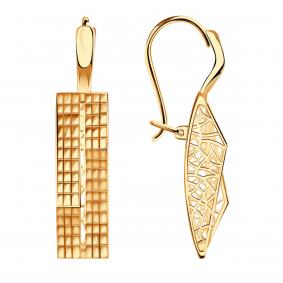 Золотые серьги Красносельский ювелир АСд897-3736 АСд897-3736 фото